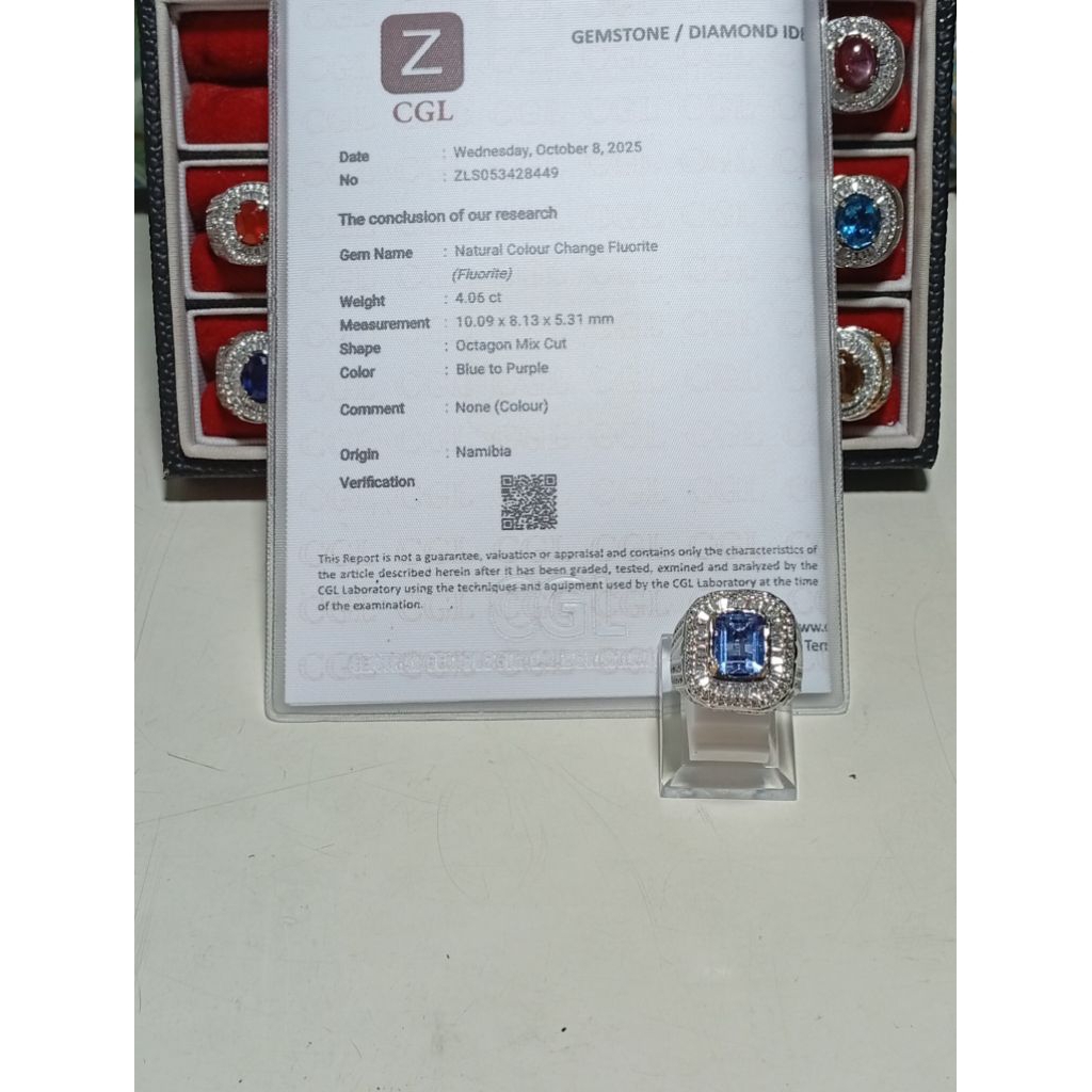 Natural Colour Change Fluorite