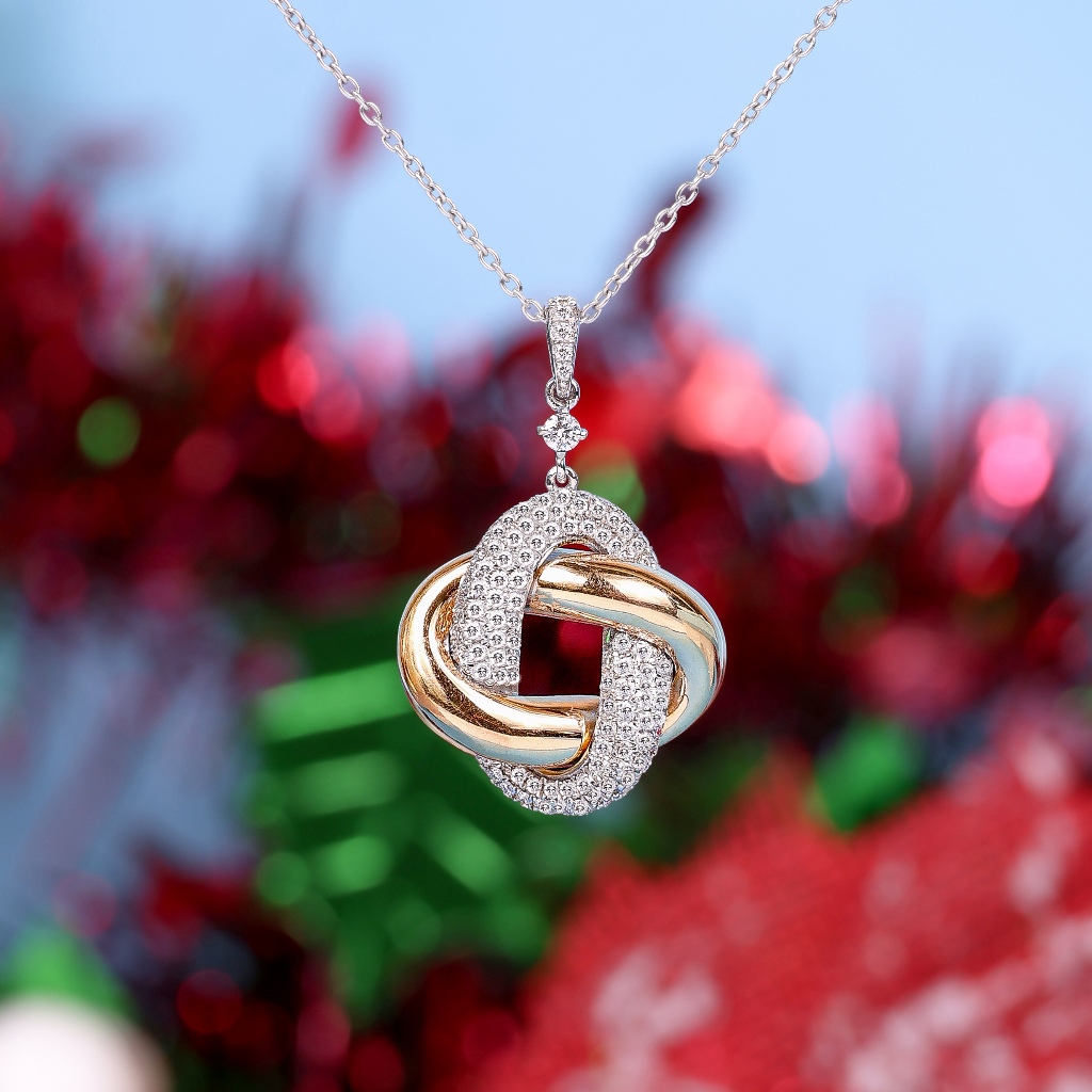 Kalung Berlian Eropa Model Clara Setting - JB Berlian