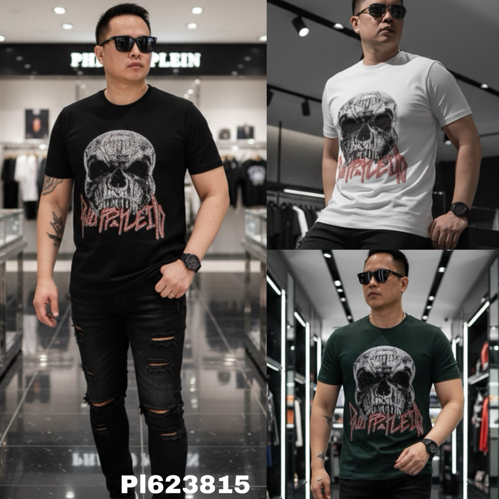 Kaos pria PP unisex Pl623815  Premium import