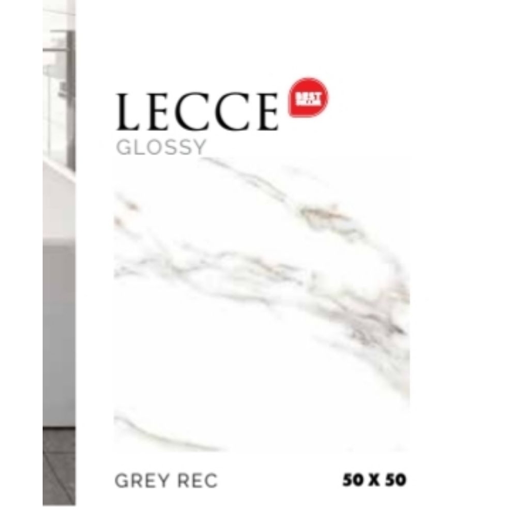KERAMIK MERK PKATINUM TIPE LECCE GREY UKURAN 50X50 PERMUKAAN TEKSTUR GLOSSY UNTUK LANTAI ATAU DINDIN