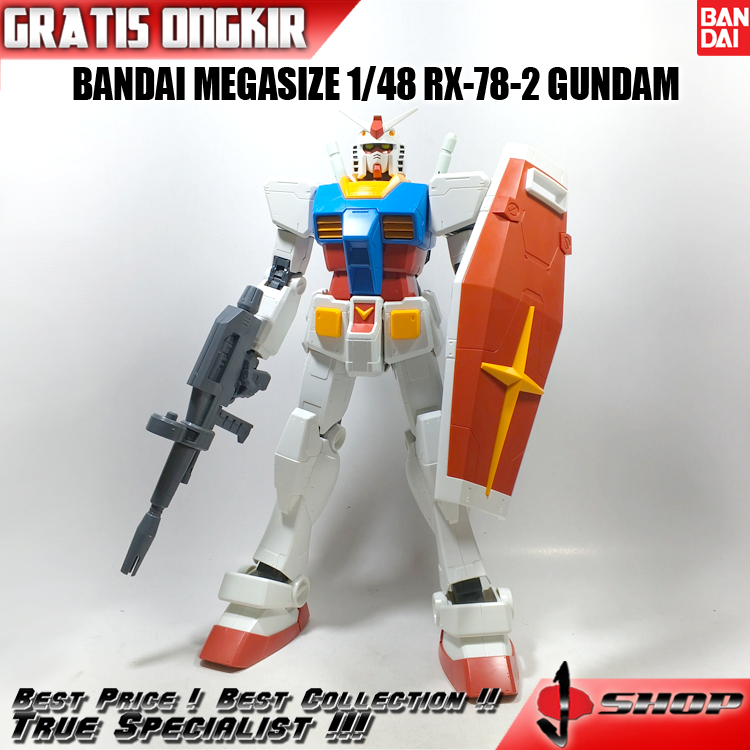 BANDAI MEGA SIZE / MEGASIZE 1/48 RX-78-2 GUNDAM (MINUS) MGSZ16