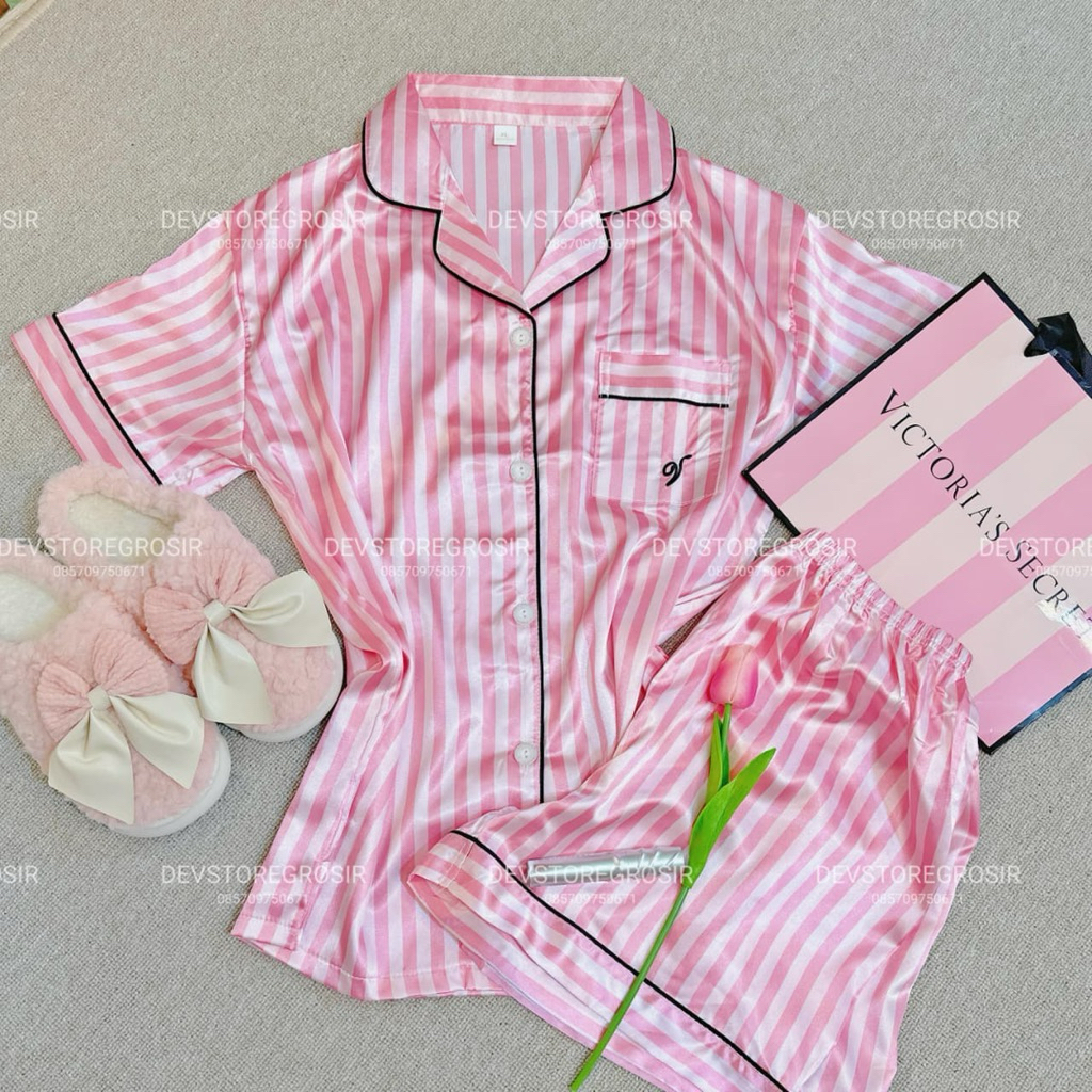 PIYAMA/PAJAMAS VICTORIA SECRET PREMIUM KUALITY FREE PAPERBAG