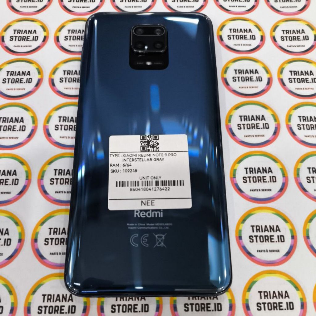 Handphone second bekas Xiaomi redmi note 9 pro 6+64GB Original