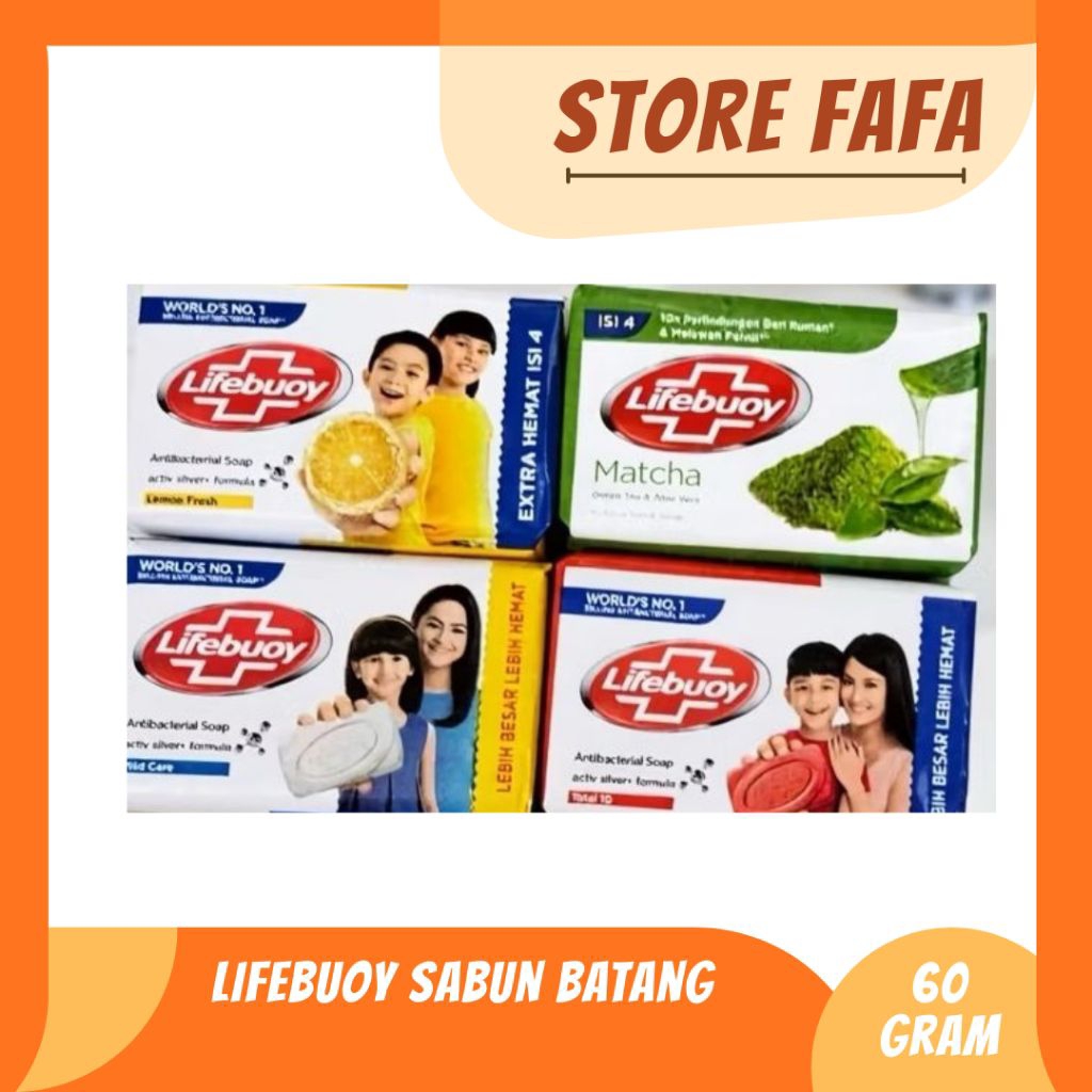 LIFEBUOY SABUN BATANG 60gr