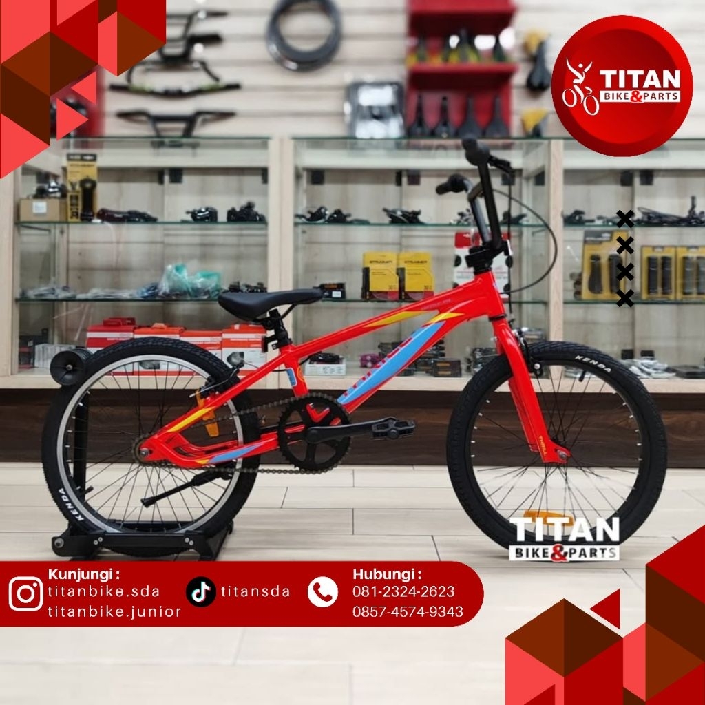 SEPEDA 20" BMX THRILL RASCAL EXPERT - (MERAH)