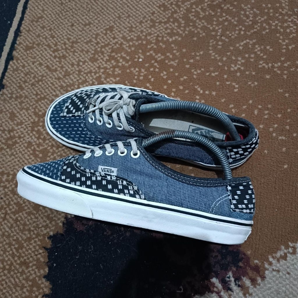 vans authentic denim patchwork