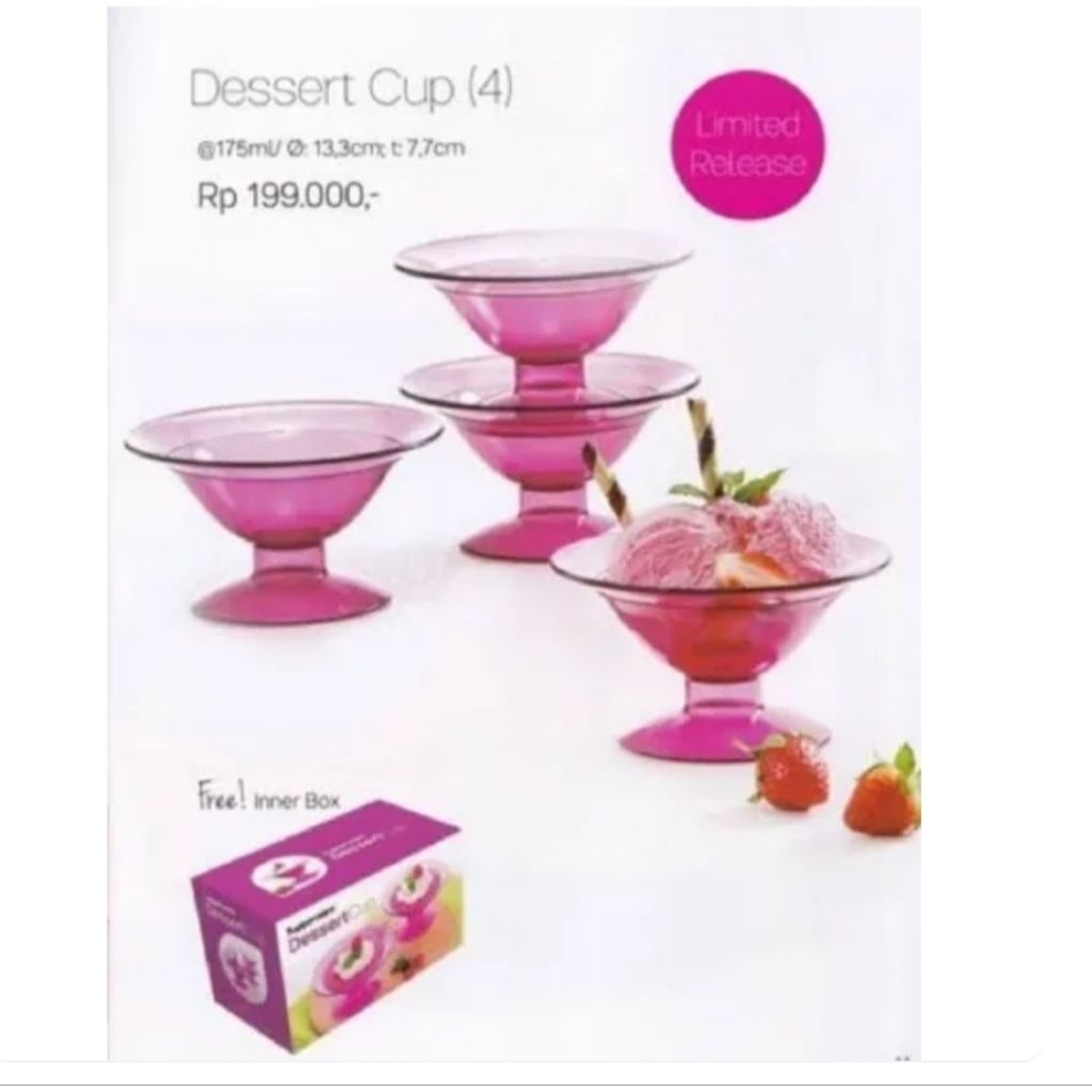 dessert cup tupperware