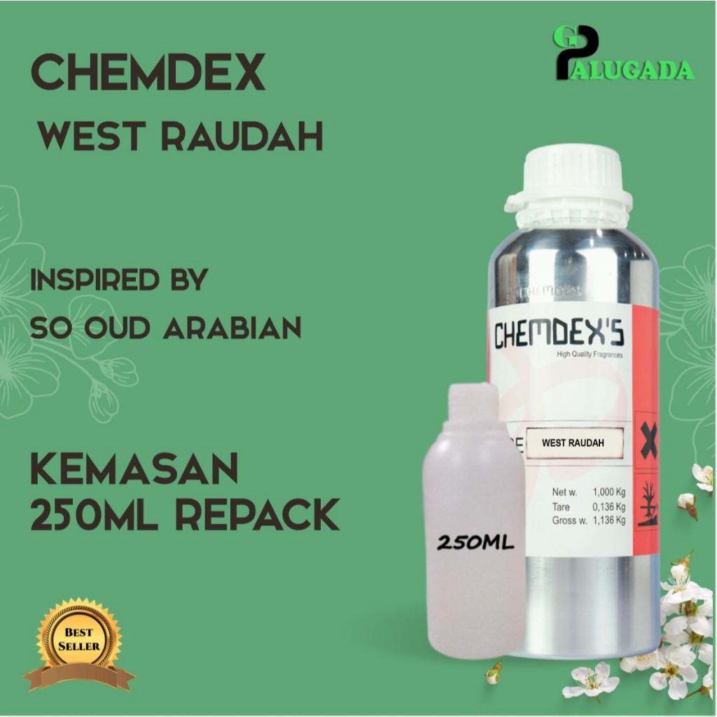 Bibit parfum murni WESST RAUDAH CHEMDEX'S 250ML