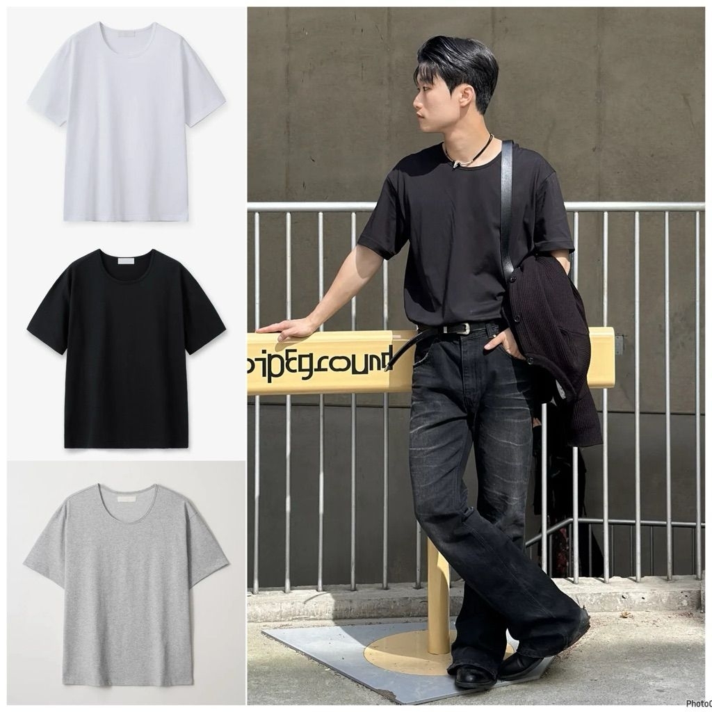 MINAV Korea Cool Cotton T-Shirt - L