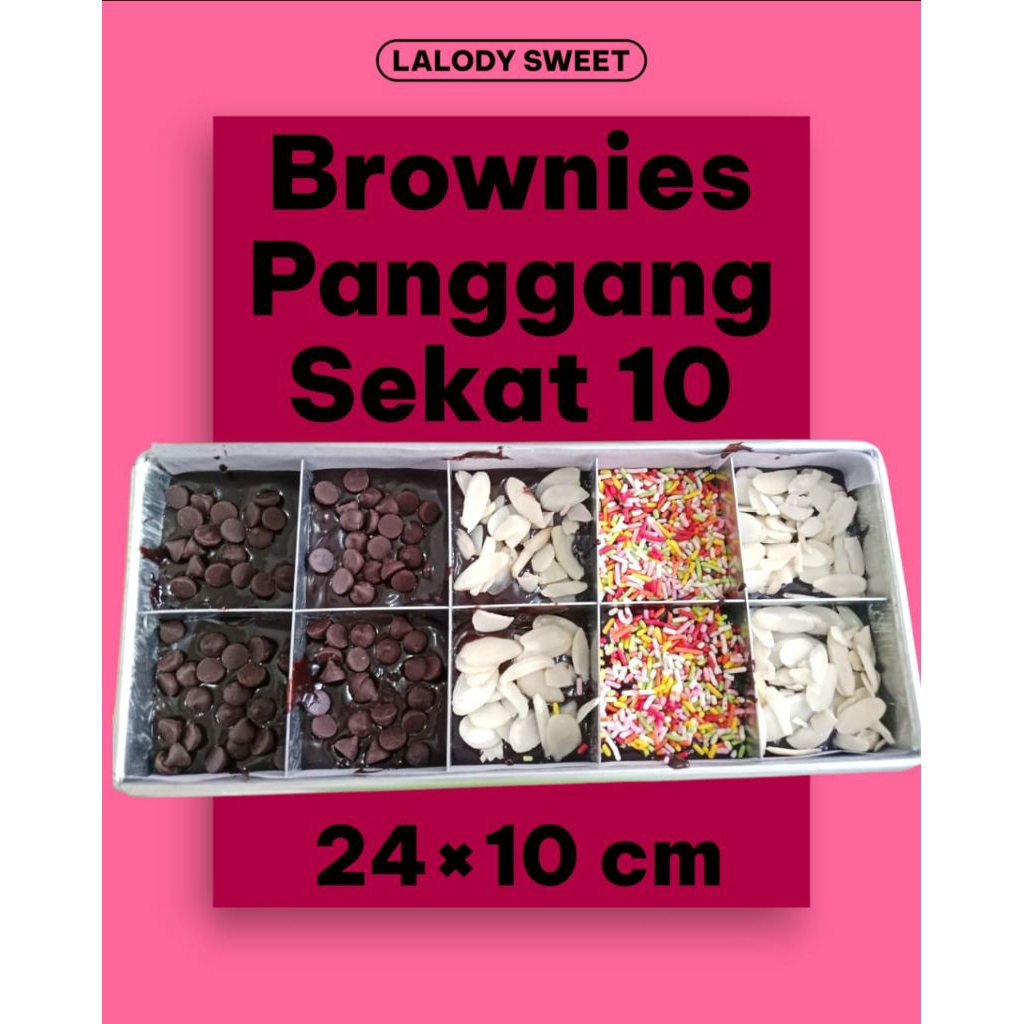 brownies panggang sekat 10