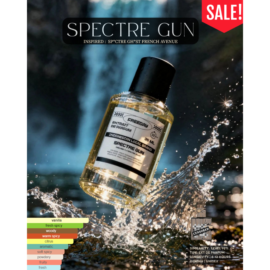 FREEDAY SPECTRE GHOST PARFUM PREMIUM Pria dan Wanita Special Bundling 35ml Parfume Unisex