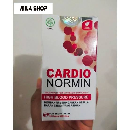 Paket 2 Btl Cardio Normin Cardionormin Herbal Hipertensi Original 30 Kapsul/btl