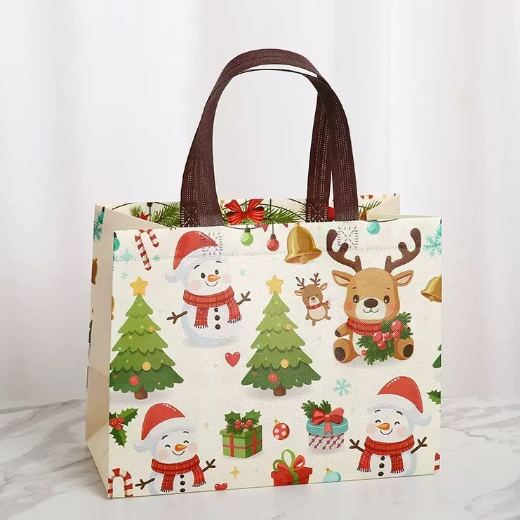 Tas Natal - Hampers Natal - Spunbond Souvenir Natal - Spunbond Nuansa Natal - Pembungkus Kado Natal