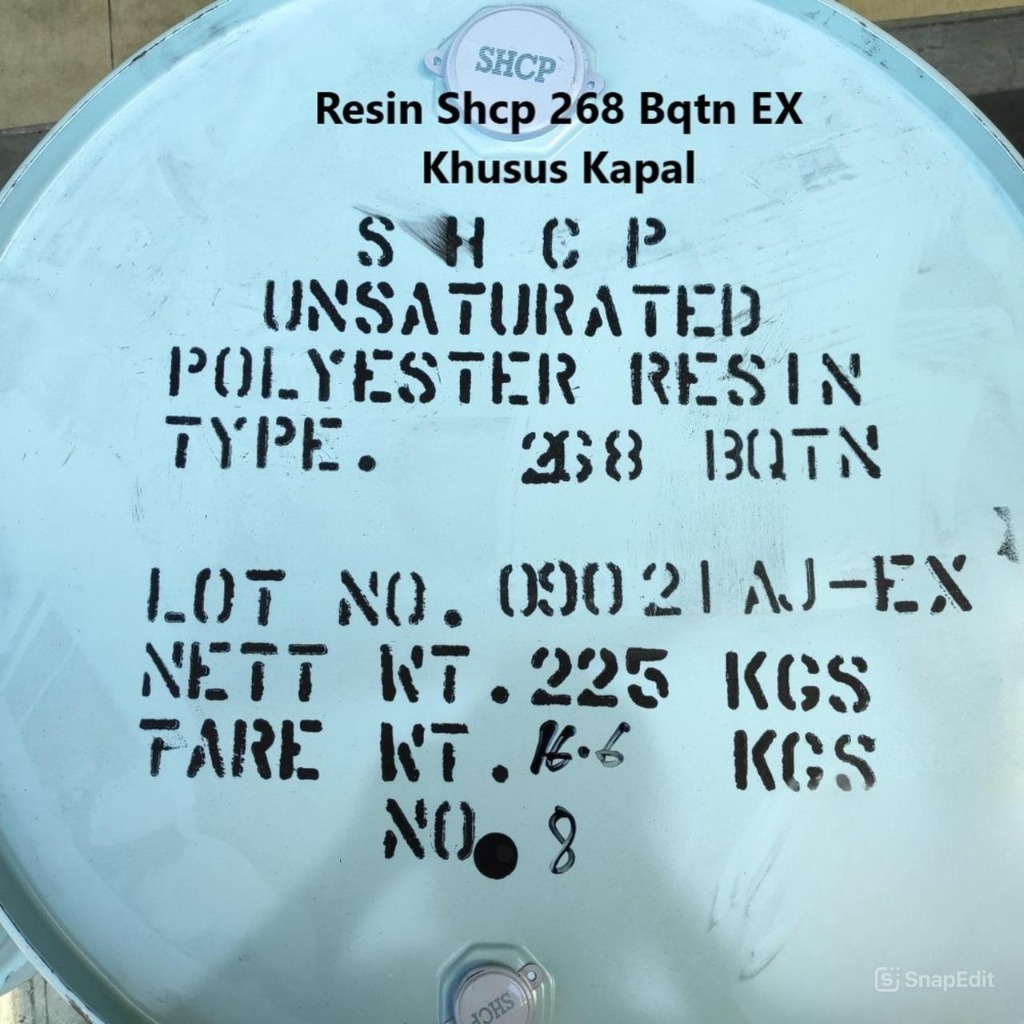 Resin Shcp 268 Bqtn EX 1 Drum HARGA BISA HUBUNGI ADMIN ( HARGA YANG TERCANTUM ITU ANGKA 1-10)