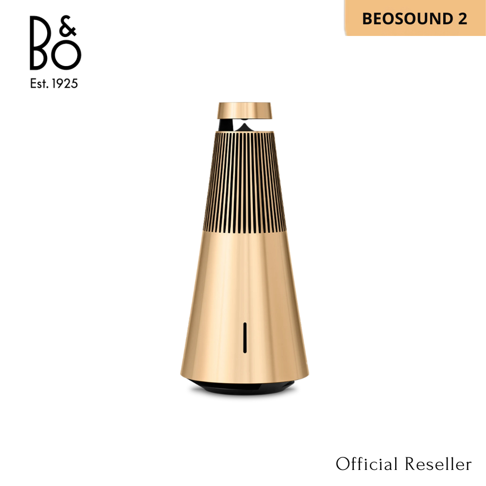 Bang & Olufsen Beosound 2 - Elegant home speaker - Gold Tone