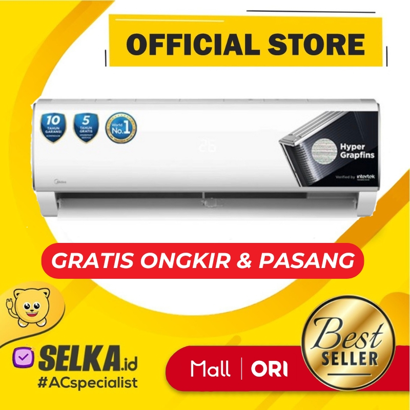 MIDEA MSAFE-05CRN2X AC SPLIT 1/2 PK STANDARD