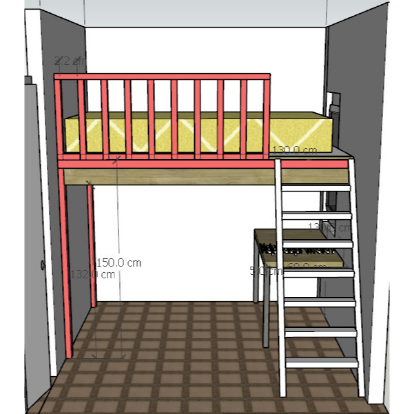 Mezzanine Kamar Tidur