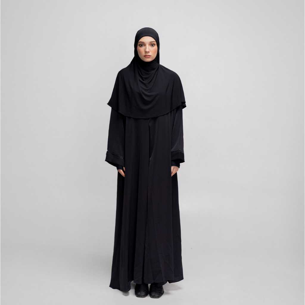 TUBITA - Minara Lace Abaya Black Anti Uv by Tubita