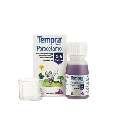 Tempra Sirup Anggur Obat Demam Anak Paracetamol