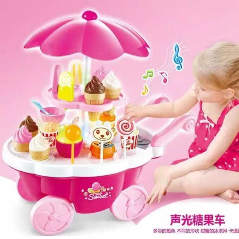 Mainan Gerobak Eskrim Ukuran Jumbo / Mainan Anak Perempuan