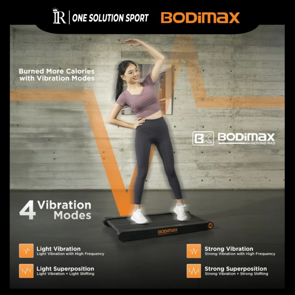 BODIMAX MOVING PAD / Walking Pad 2 In 1 / Treadmil / Body Slimmer