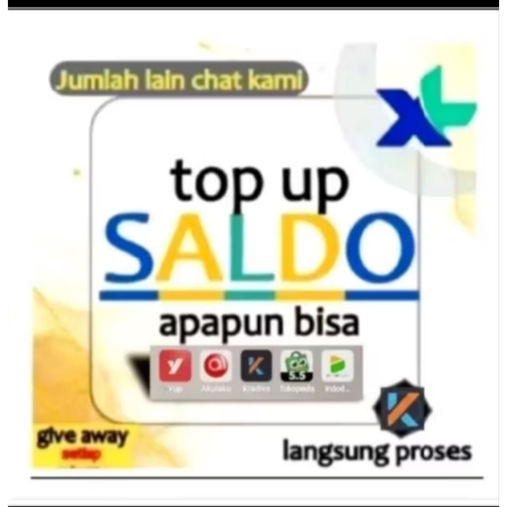 BESTSELLER TOP SALDO/PULSA REGULER TRANSFER XL AXIS 500K SAMPAI 25JT A1