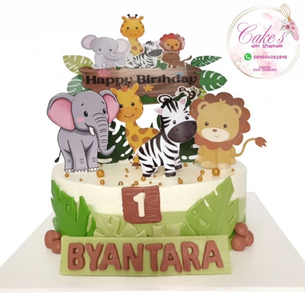 kue ulang tahun tema zoo kue ulang tahun anak laki-laki kue ulang tahun karakter