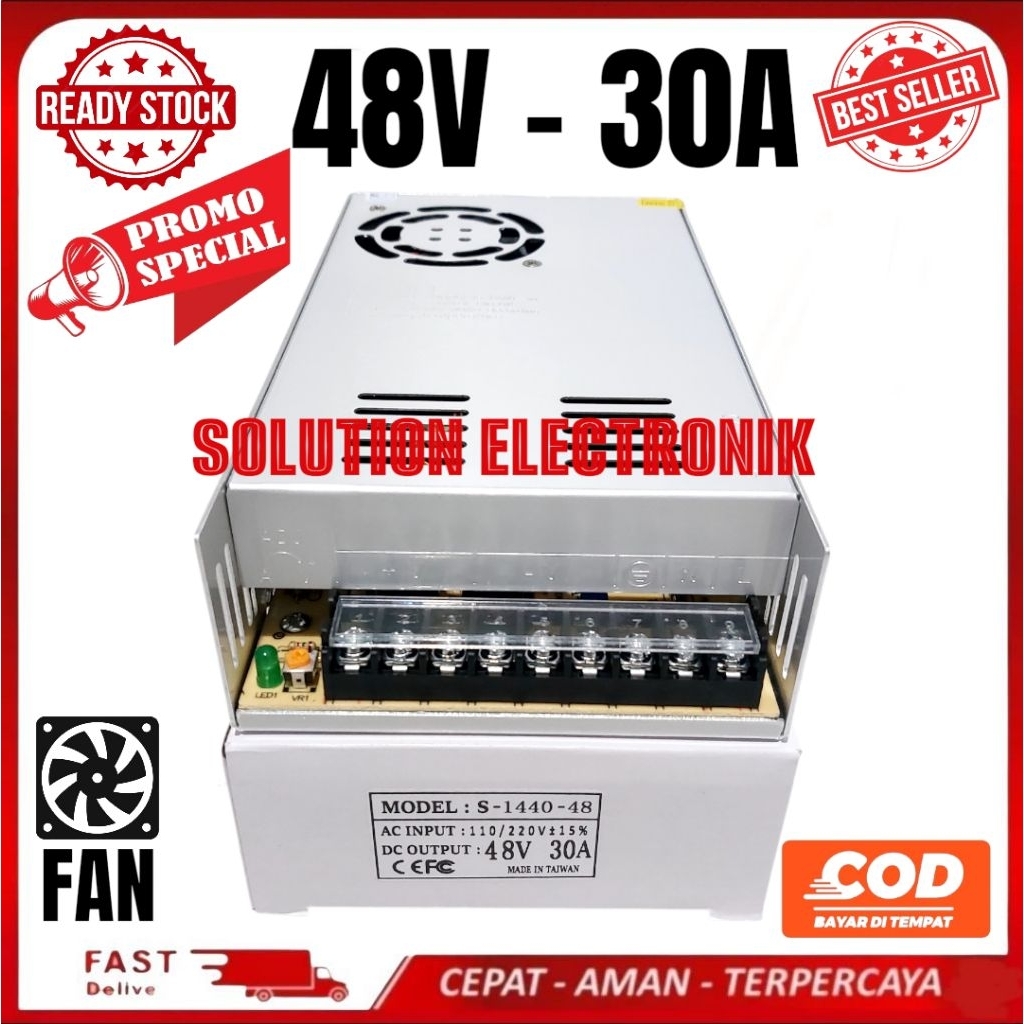 Switching 48v 30a power Supply 48 volt 30 amper