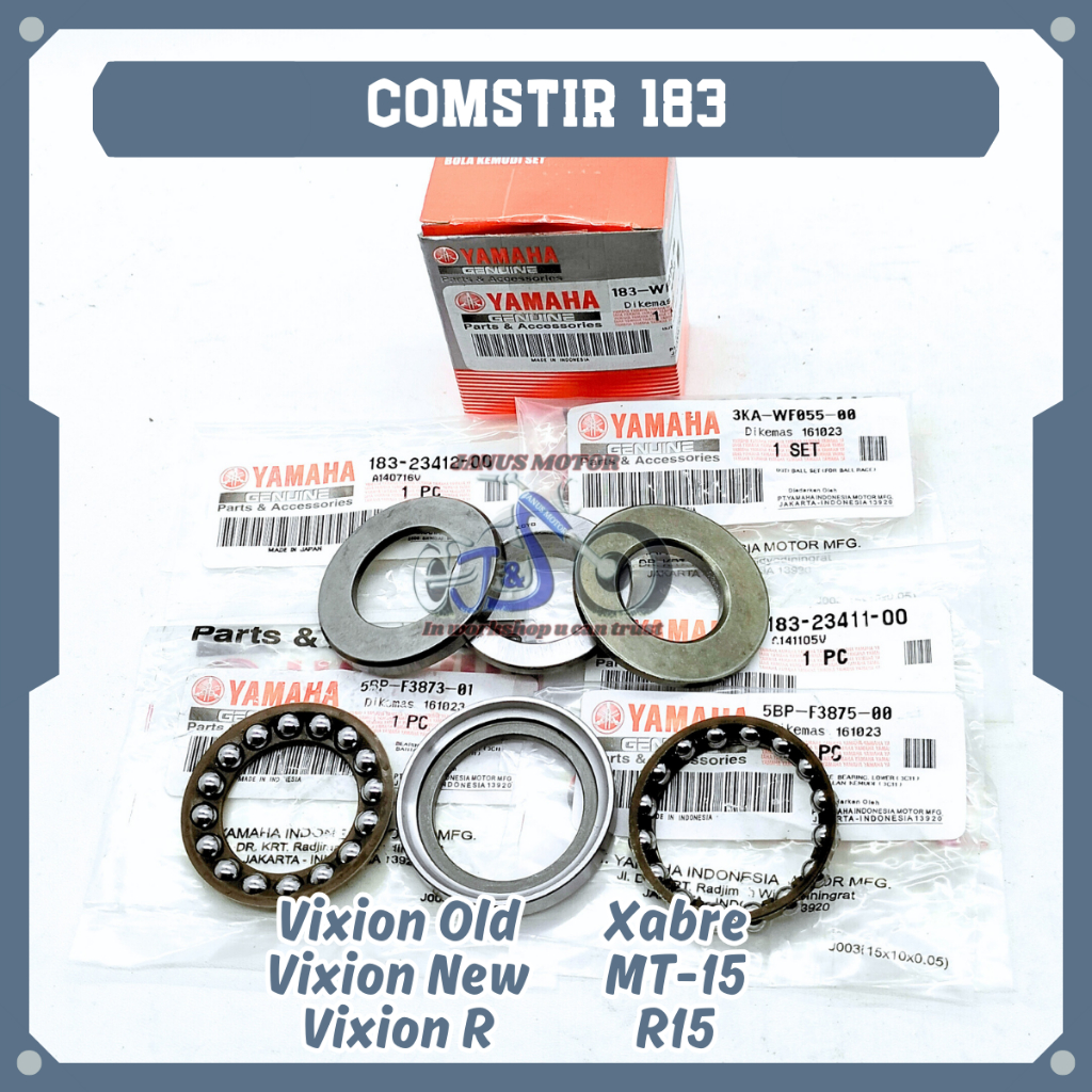 Bearing Komstir Yamaha 3C1-183 Laher Comstir Vixion Old R15 Xabre Vixion New MT-15 Vixion R Mangkok 