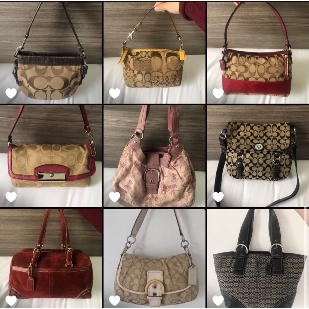 Coach pl vintage soho jacquard buckle hampton