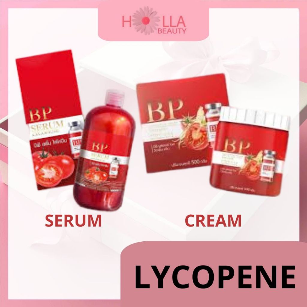 BP LYCOPENE SERUM THAILAND - BP SERUM ARBUTIN GLUTATHIONE 500ML - BP LYCOPENE BOOSTER CREAM