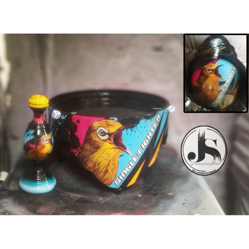 tebok pleci woodprint airbrush