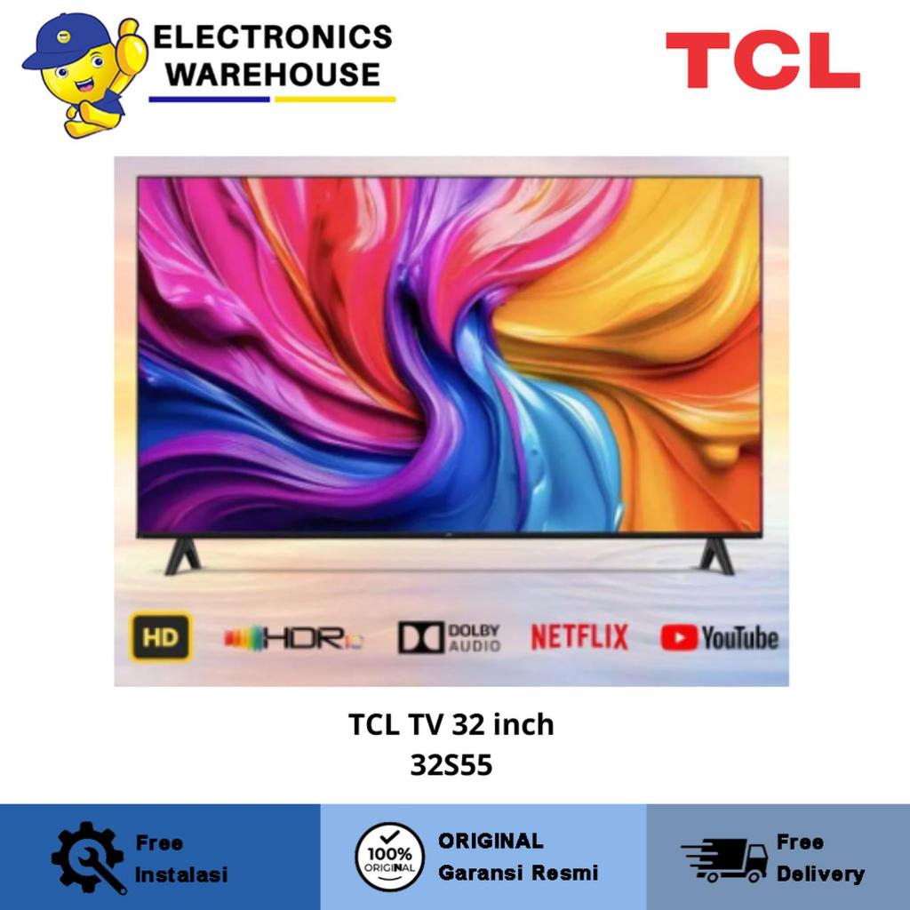 iFFALCON by TCL 32 inch S55 Series Google TV (Android 14) Smart Digital - HD - HDR 10 - Dolby Audio 