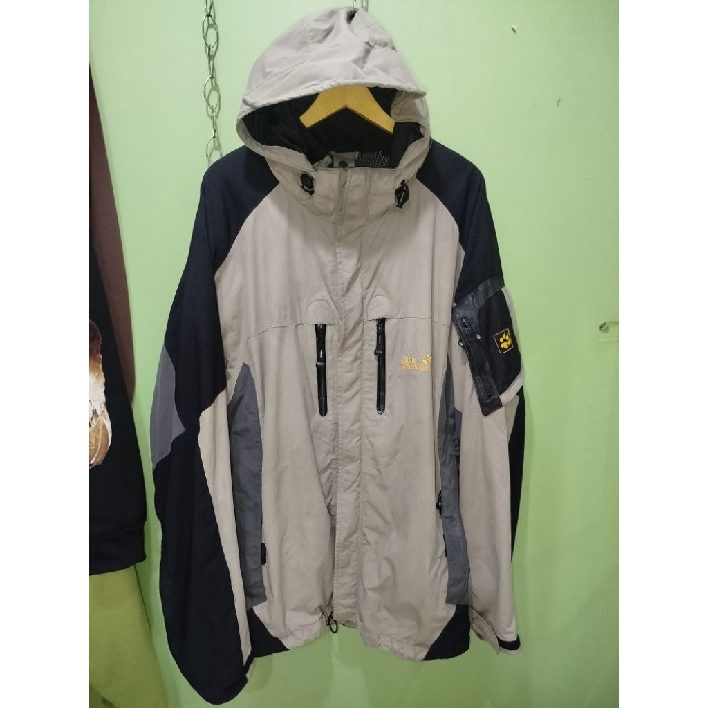 JAKET OUTDOOR JACK WOLFSKIN TEXAPORE SAKU SAMPING SIZE XXL