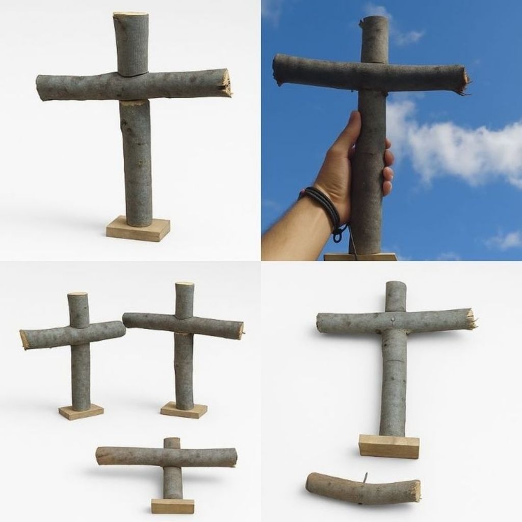 Dekorasi natal dan tahun baru kayu per 1 buah