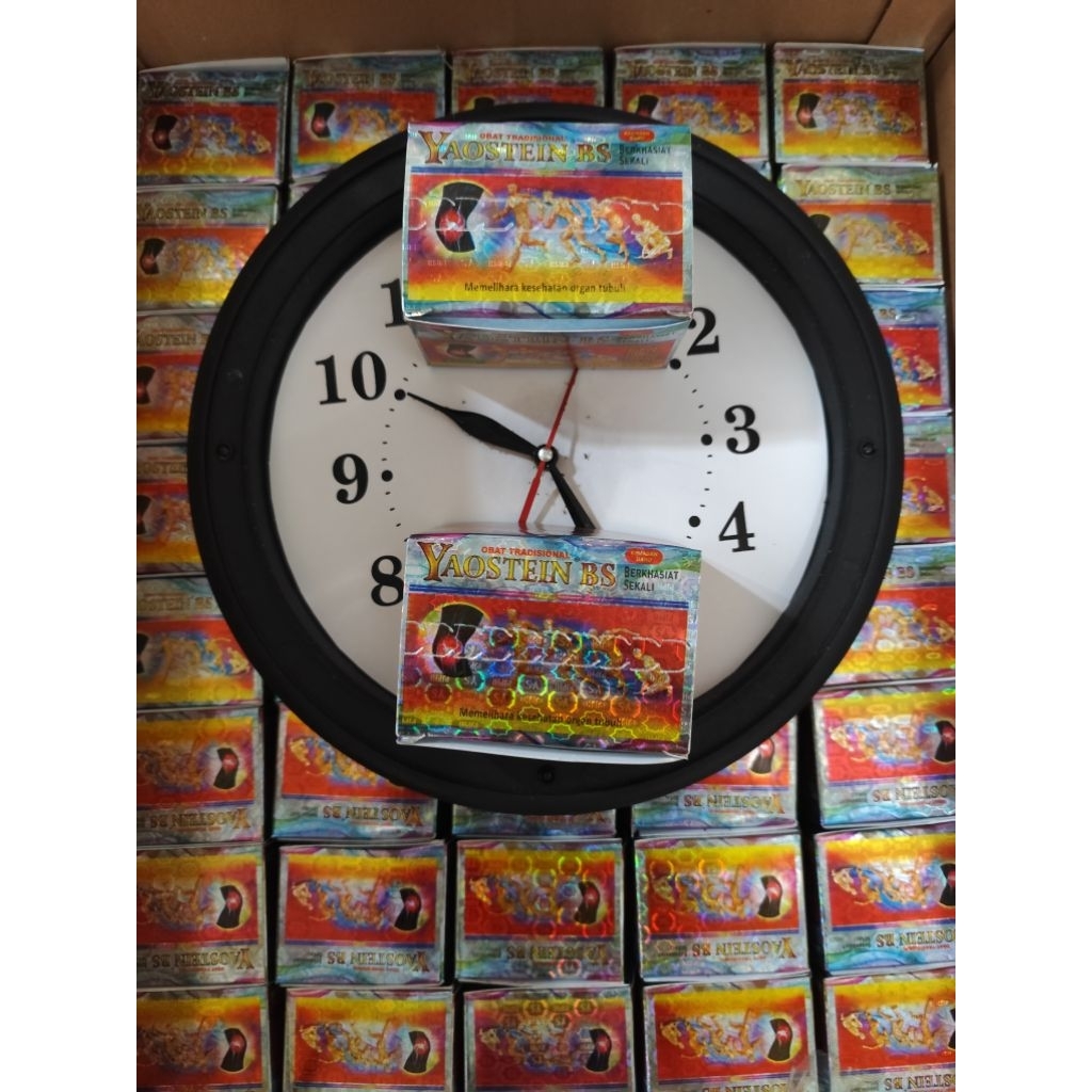 jam ys bs dinding yostin model lingkaran