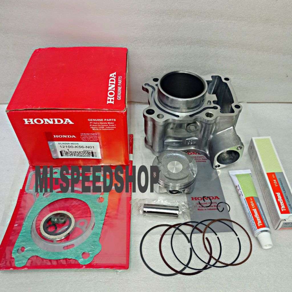 Blok Seher Komplit K56 Topset Lem Honda CB150R NEW-LED/CBR150 LED/Sonic 150R/GTR150 ORI Lokal