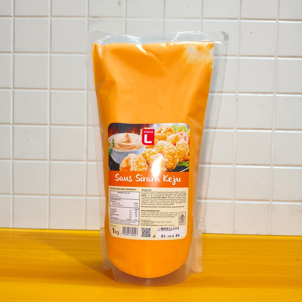 [JURAGAN SAOS] Saus Siram Keju Choice L – Lelehan Keju Gurih yang Bikin Semua Makanan Naik Level!