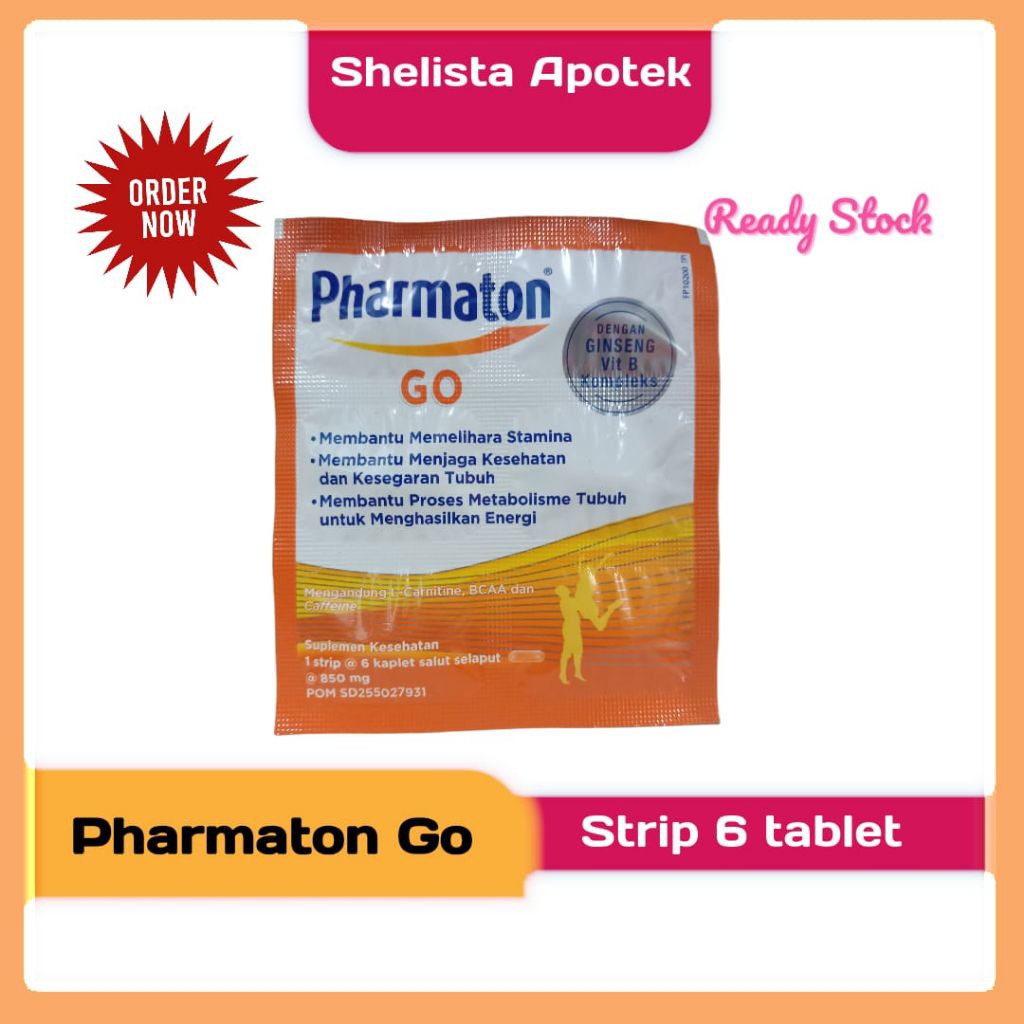Pharmaton Go Strip 6 tablet / Multivitamin