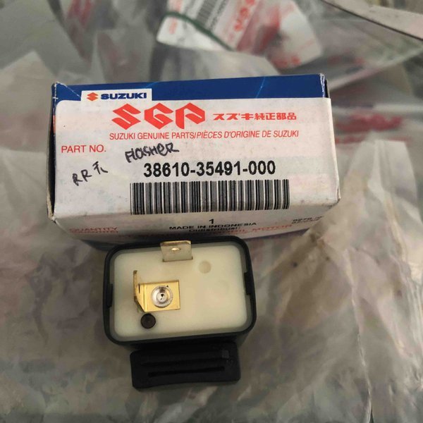 RELAY FLASHER LAMPU SEN SUZUKI SATRIA 2TAK TORNADO SHOGUN SMASH ARASHI SPIN SKYWAVE SKYDRIVE HAYATE 