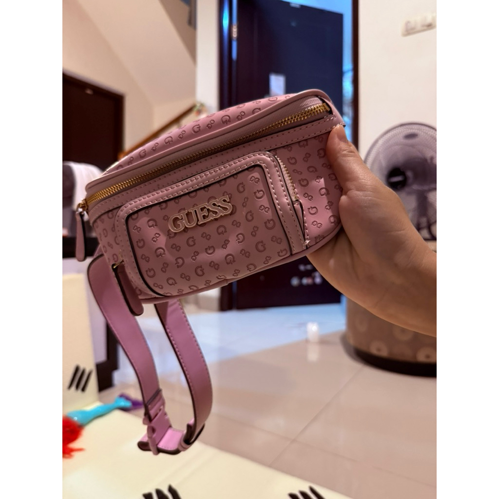 PRELOVED Guess Waist Bag - Pink