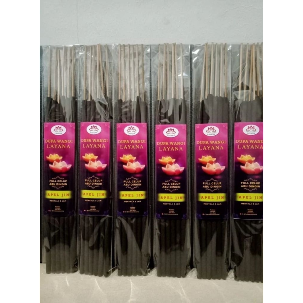 Hio Dupa Wangi Layana Aroma Apel Jin Menyala 3 Jam isi 6 stik
