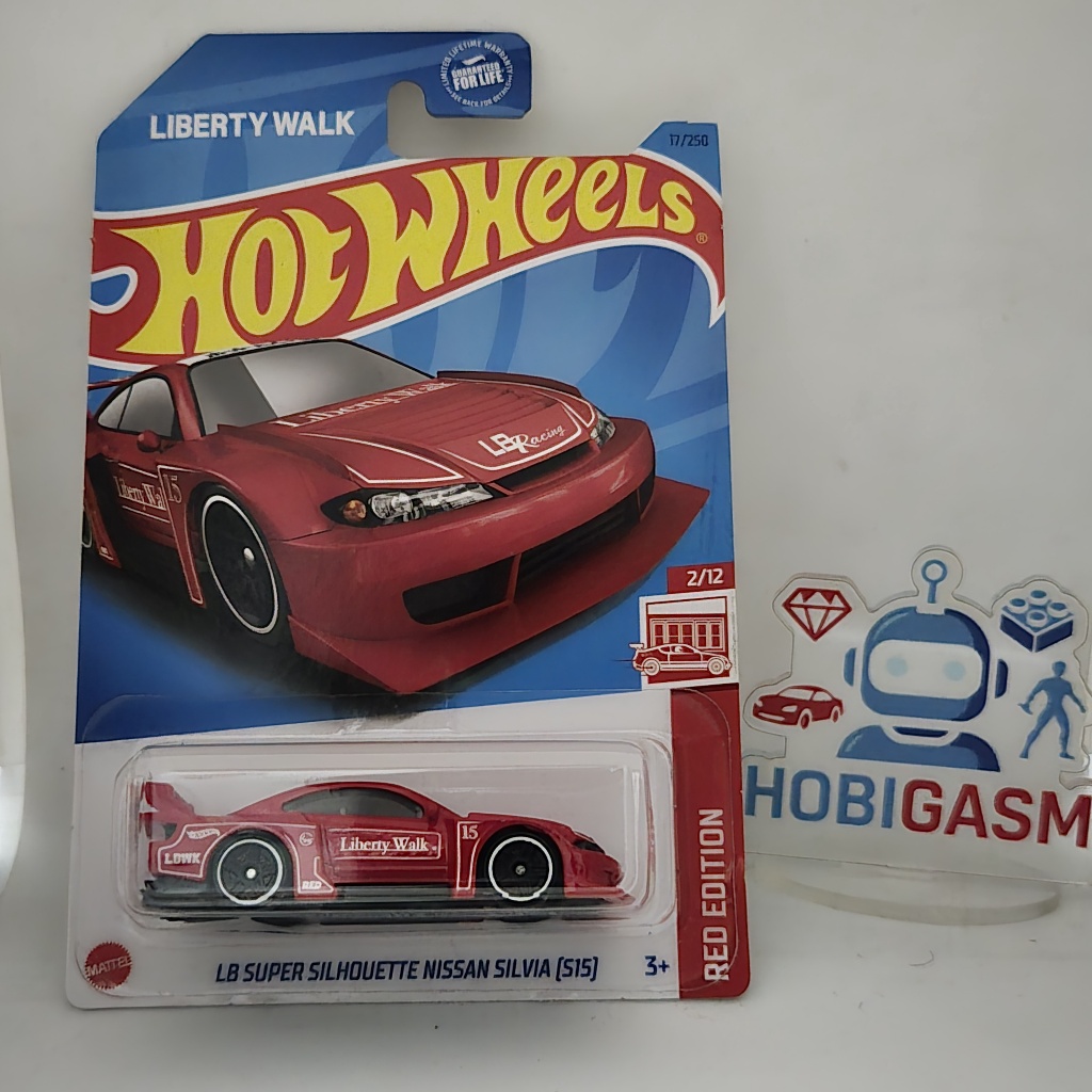 [Barang Langka] Hotwheels LB Super Silhouette Nissan Silvia (S15) | Red Edition LBWK | Red Color Car