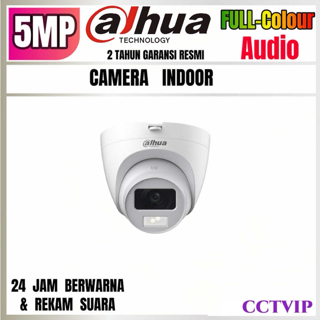 KAMERA  CCTV  DAHUA  5MP  FULL-COLOR  AUDIO  INDOOR