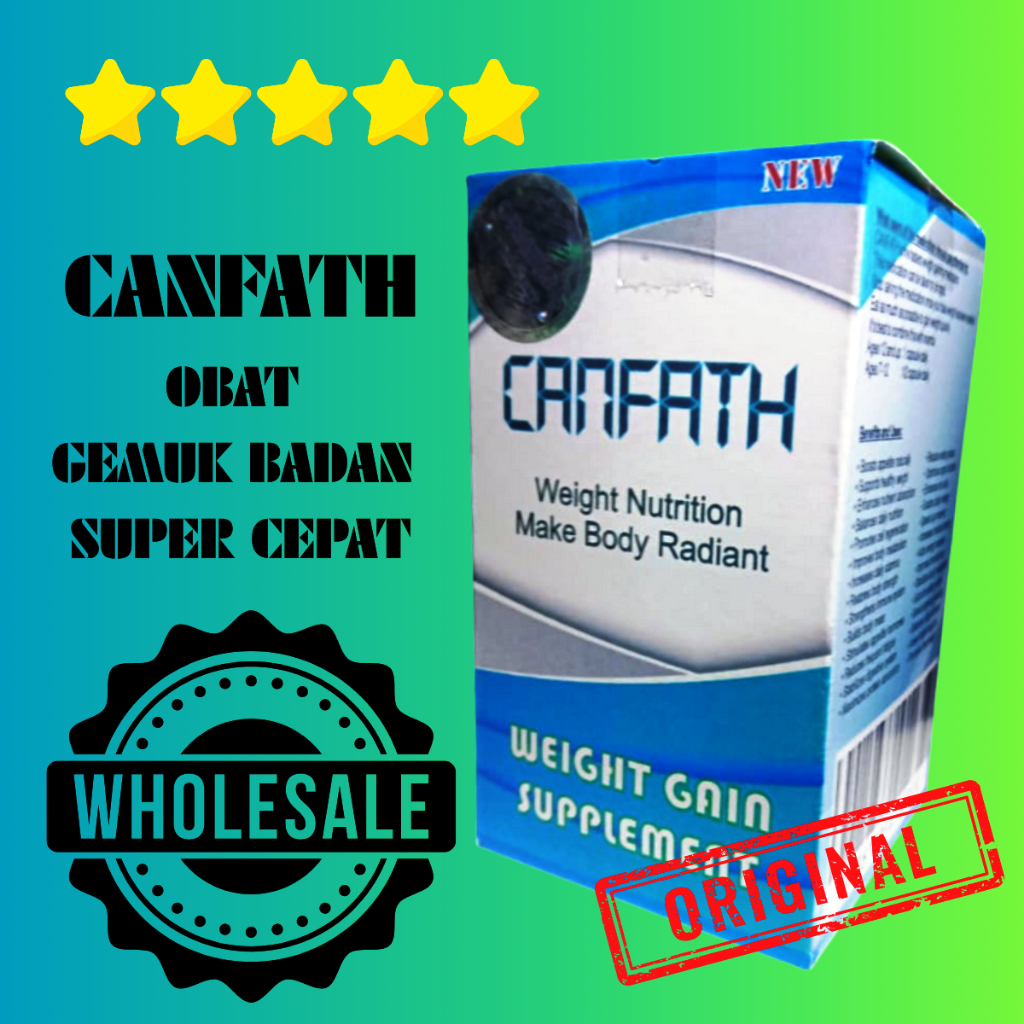 OBAT HERBAL CANFATH ORIGINAL SUPLEMEN PENGGEMUK BADAN PERMANEN AMPUH ASLI IMPORT BPOM