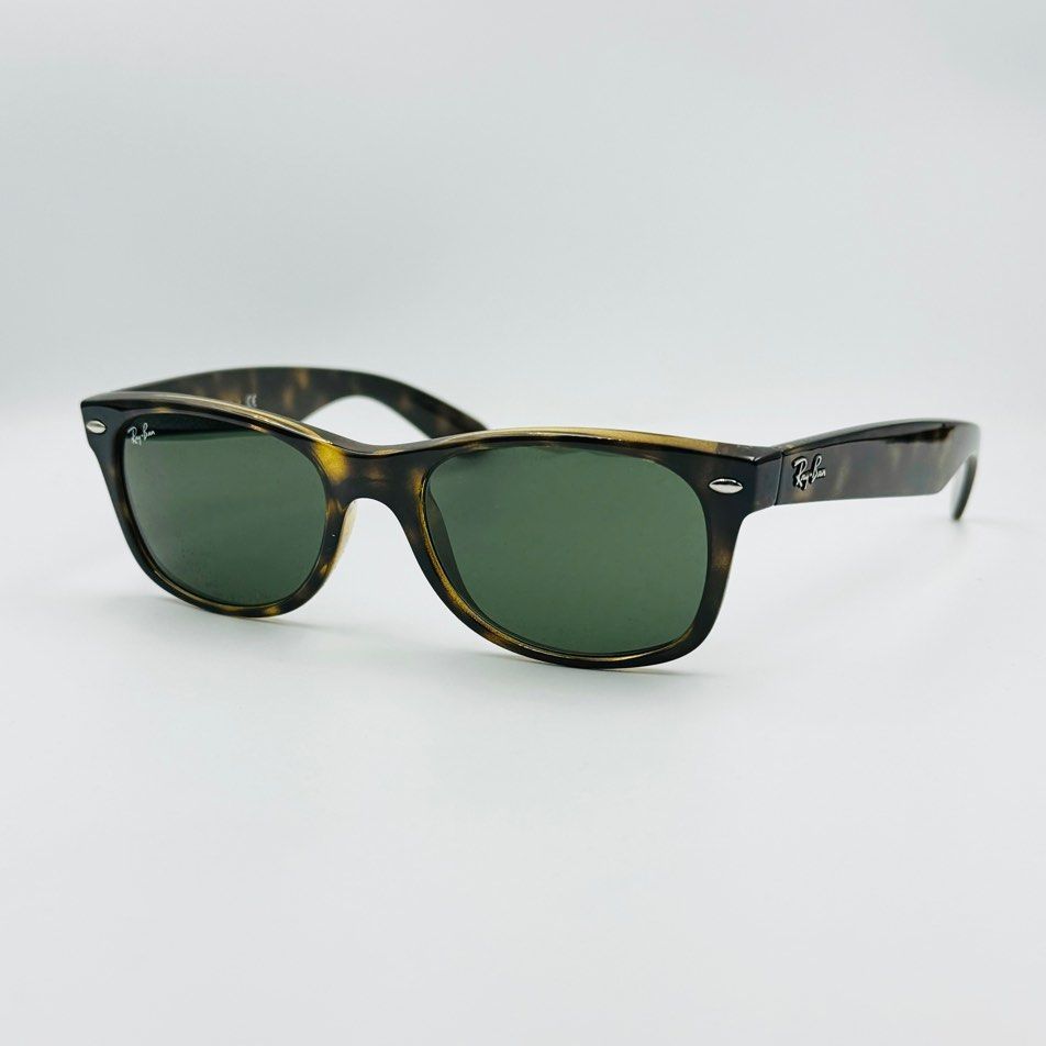 Kacamata RayBan New Wayfarer RB2132 902 Tortoise Lens Green Original