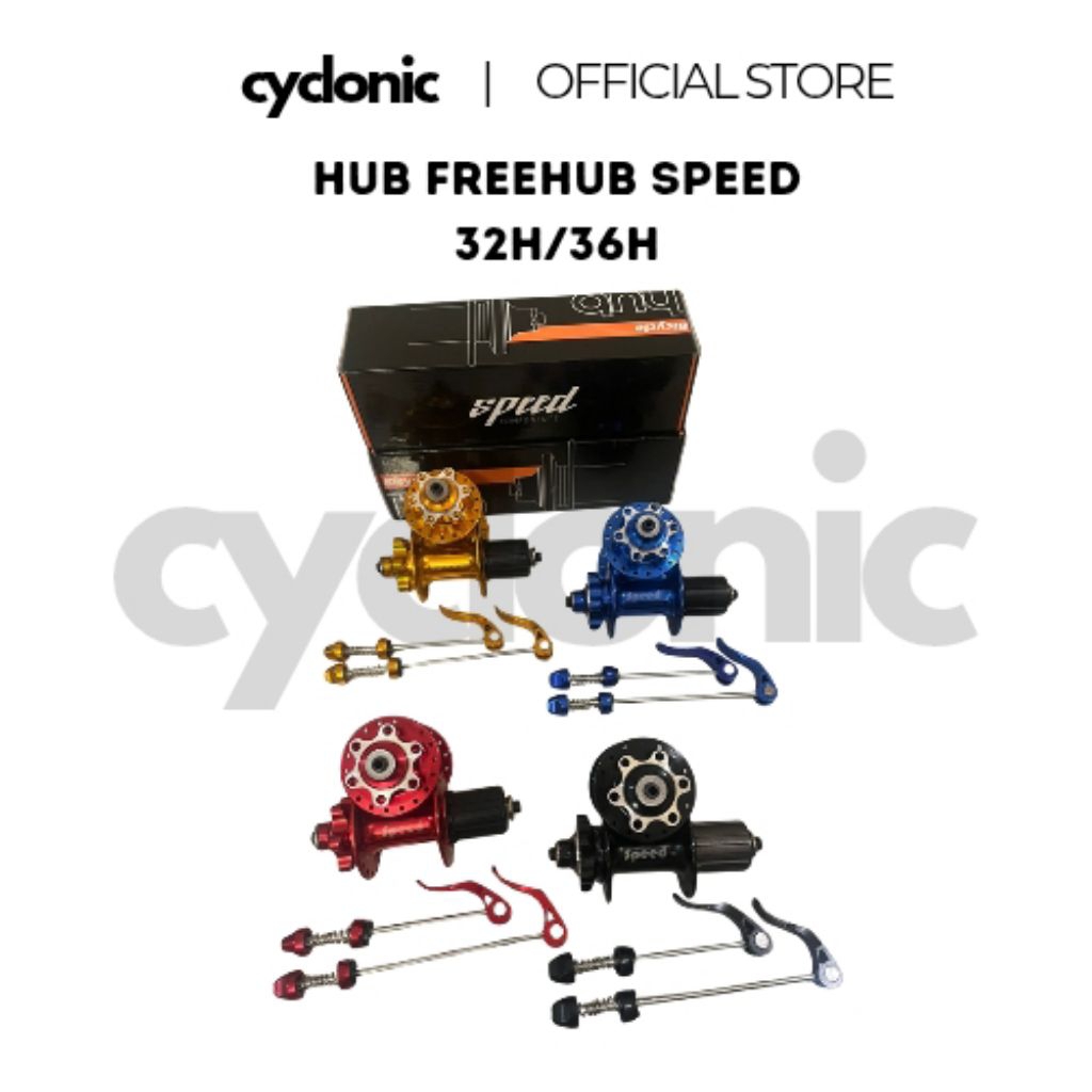 Hub FreeHub Sepeda Speed 32H/36H Bearing Original | Hub Sepeda
