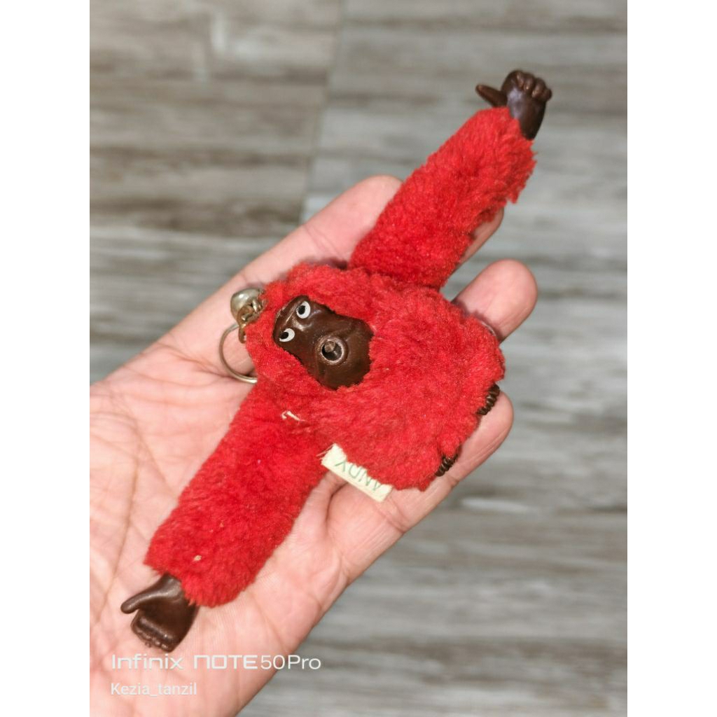 GANTUNGAN KUNCI KEYCHAIN KEY CHAIN GANTUNGANKUNCI ORIGINAL ASLI MONKEY MONYET KIPLING ANDY ANDI GANC