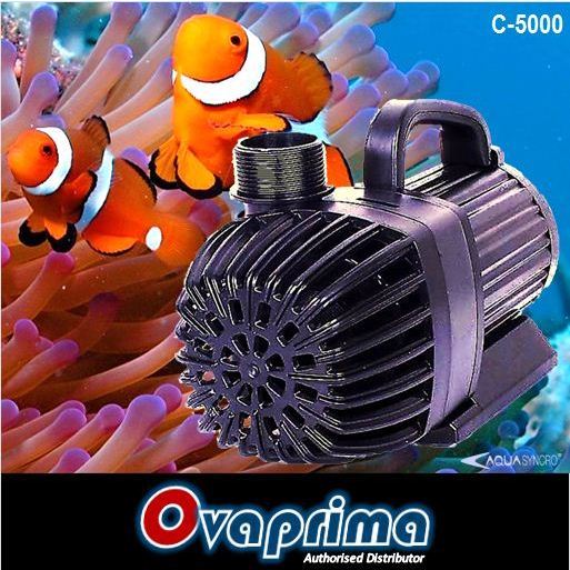 Aquasyncro C-5000 Pompa Air Hemat Listrik Aquarium/Aquascape/Kolam Croc Inverter Water Pump C5000