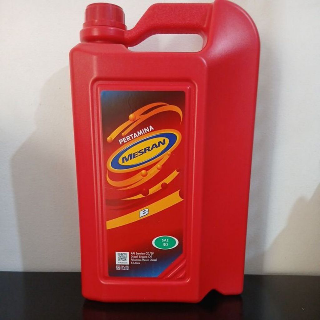OLI MESRAN B40 5 LITER SAE40 OLI MESIN DIESEL
